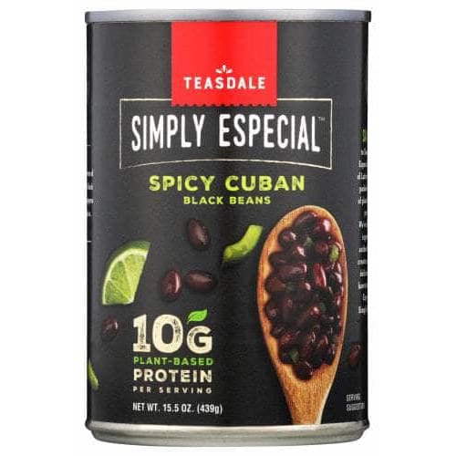 TEASDALE Grocery > Pantry TEASDALE: Simply Especial Spicy Cuban Black Beans, 15.5 oz