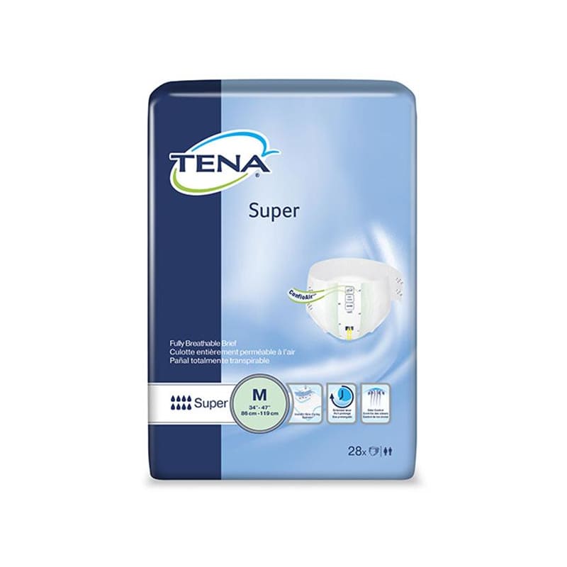 TENA Brief Tena Super Night Med Case of 56 - Incontinence >> Briefs and Diapers - TENA