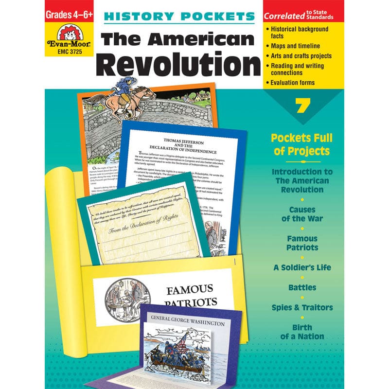 The American Revolution (Pack of 2) - History - Evan-moor