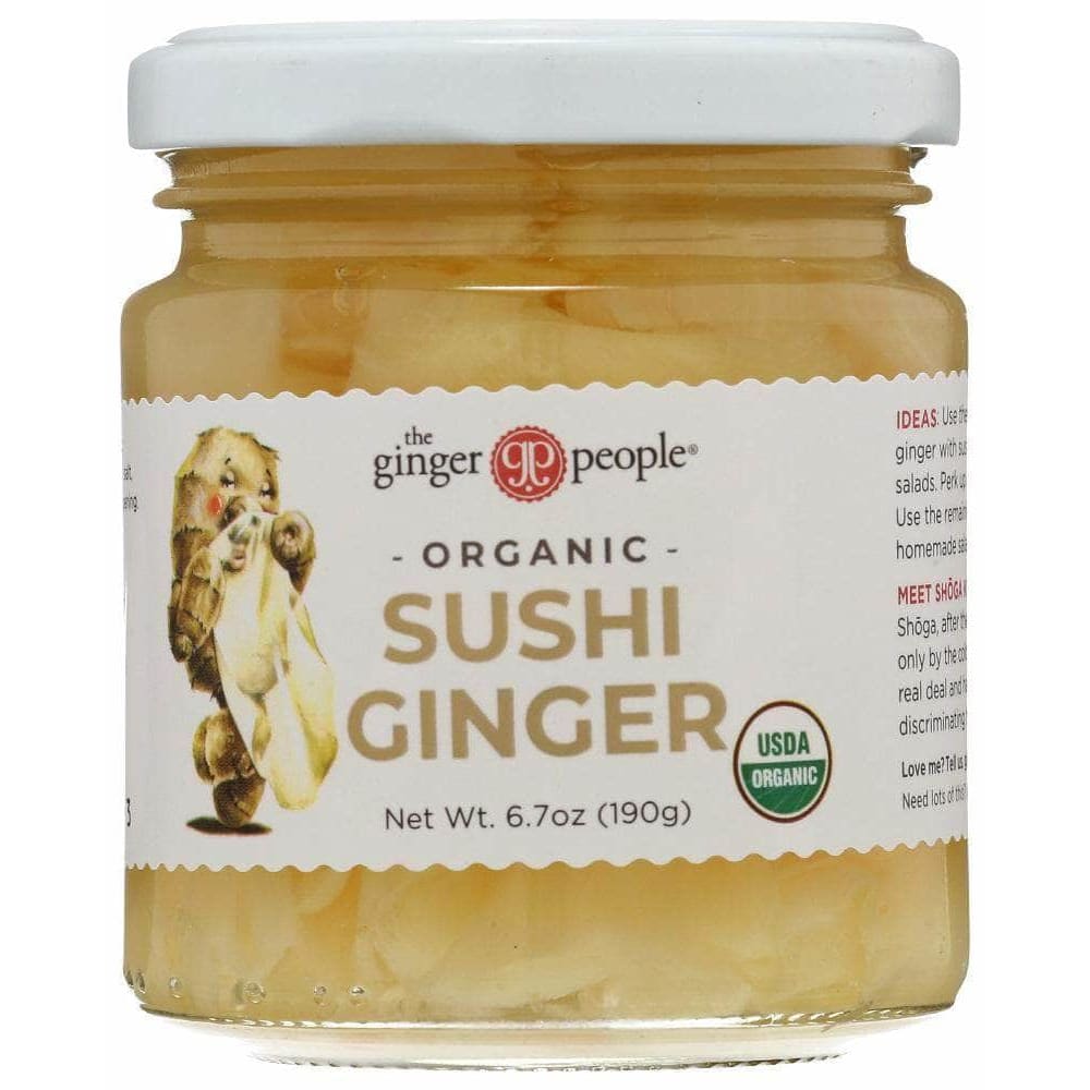 THE GINGER PEOPLE The Ginger People Organic Pickled Sushi Ginger, 6.7 Oz