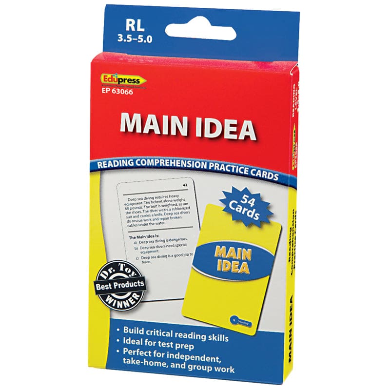 The Main Idea - 3.5-5.0 (Pack of 6) - Comprehension - Teacher Created Resources