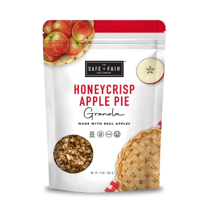 THE SAFE AND FAIR FOOD COMPANY Grocery > Snacks THE SAFE AND FAIR FOOD COMPANY: Honeycrisp Apple Pie Granola, 12 oz