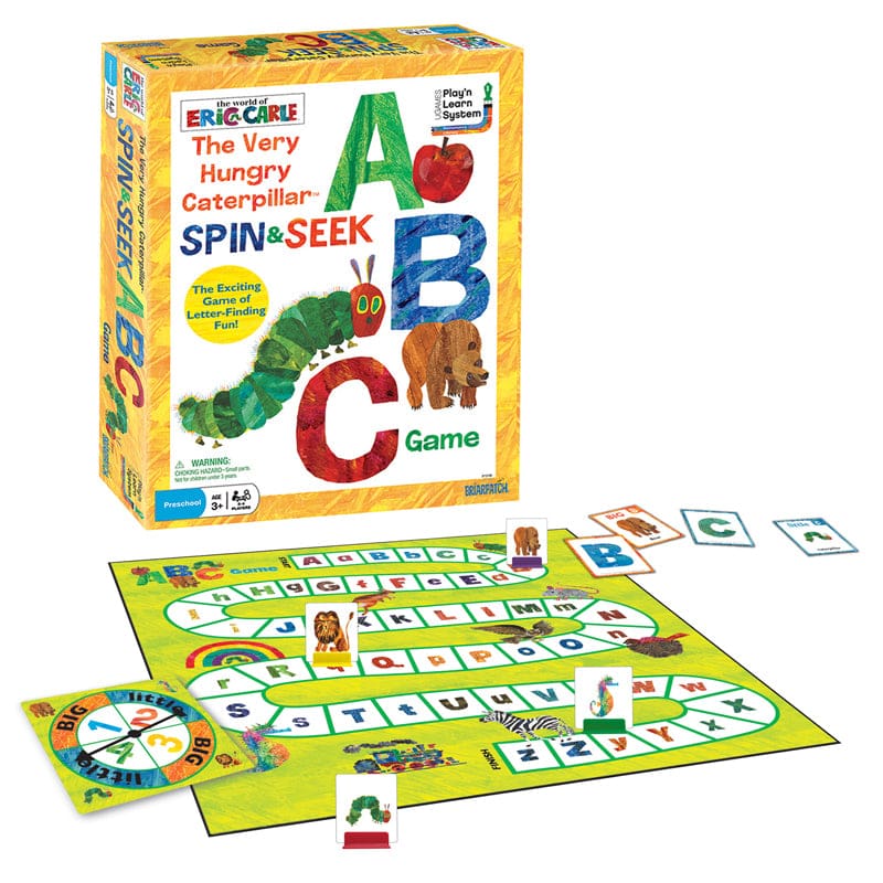 The Very Hungry Caterpillar Spin & Seek Abc Game (Pack of 2) - Language Arts - University Games