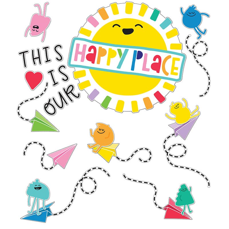 This Is Our Happy Place Bulletin St (Pack of 3) - Classroom Theme - Carson Dellosa Education