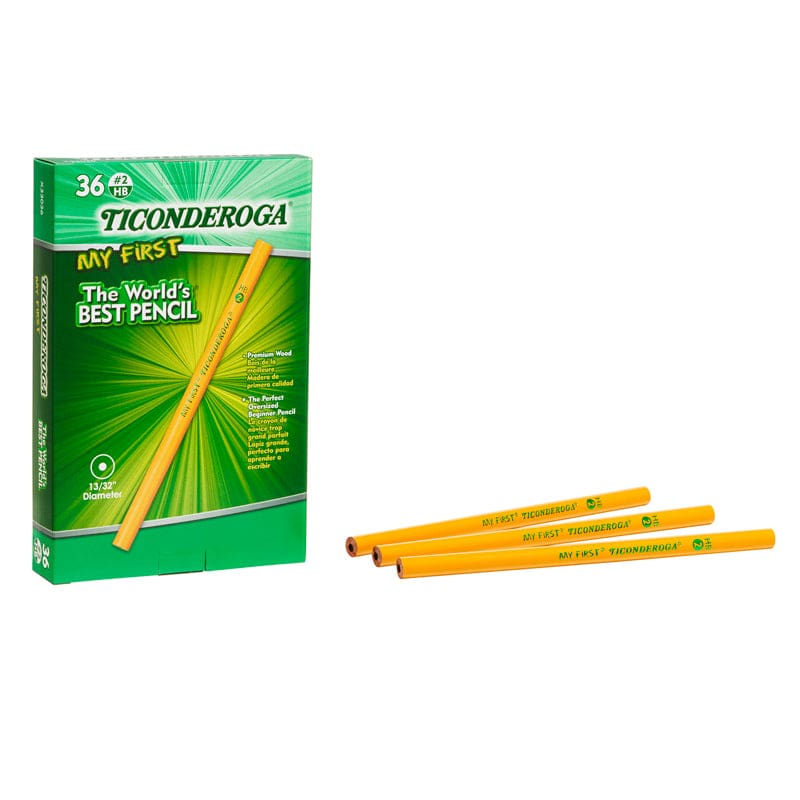 Ticonderoga Pencil 36 Ct with O Eraser - Pencils & Accessories - Dixon Ticonderoga Company