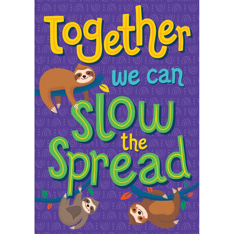 Together We Can Slow The Spread Poster One World (Pack of 12) - Science - Carson Dellosa Education