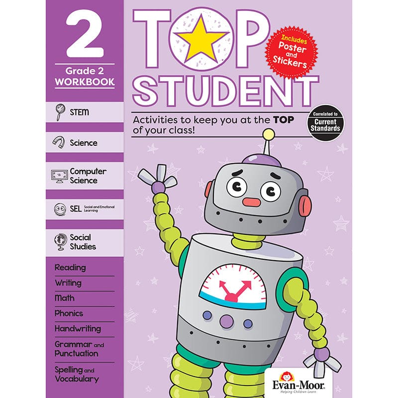 Top Student Grade 2 (Pack of 2) - Activity Books - Evan-moor