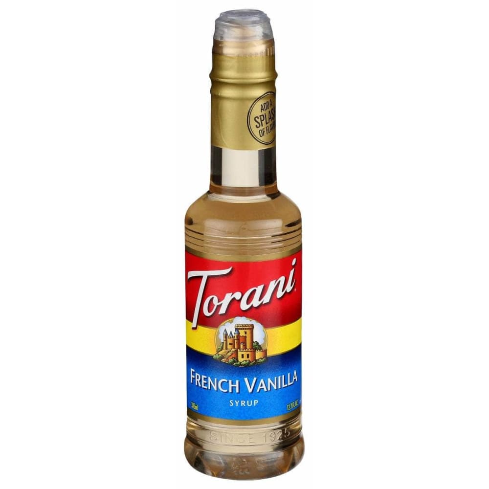 TORANI French Vanilla Syrup, 375 ml (Case of 3) | ShelHealth