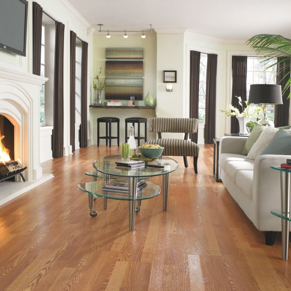 Traditional Living Golden Amber Oak II Laminate Flooring - Laminate Flooring - Traditional