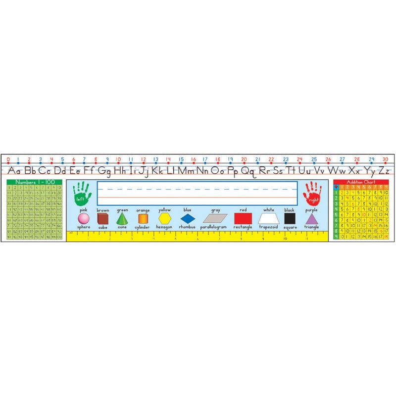 Traditional Manuscript Nameplates Gr 1-3 (Pack of 6) - Name Plates - Carson Dellosa Education