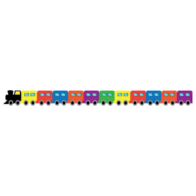 Train Die-Cut Border (Pack of 8) - Border/Trimmer - Hygloss Products Inc.
