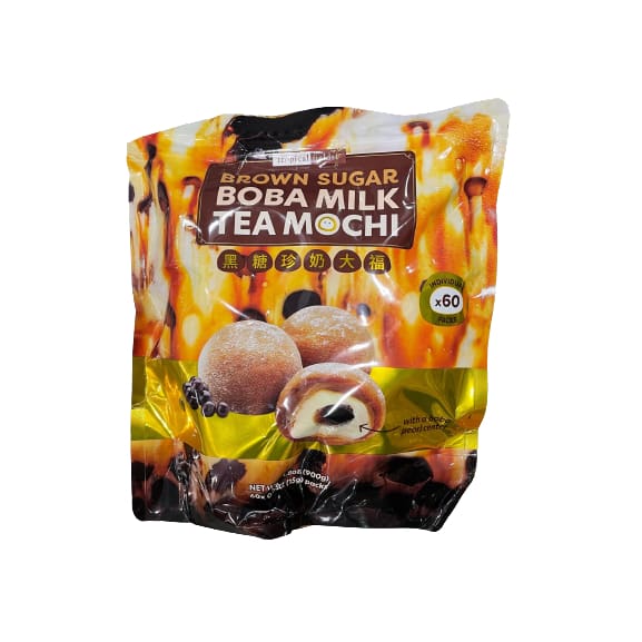 Tropical Fields Brown Sugar Boba Milk Tea Mochi 31.8 oz. - Tropical Fields