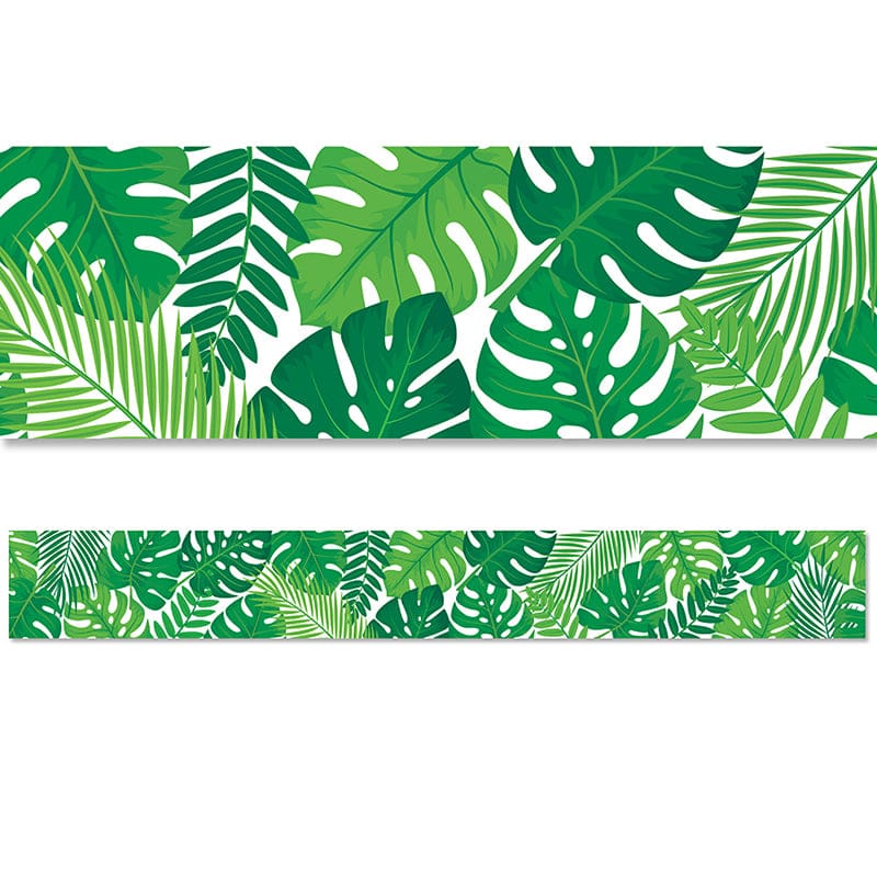 Tropical Leaves Border (Pack of 8) - Border/Trimmer - Creative Teaching Press