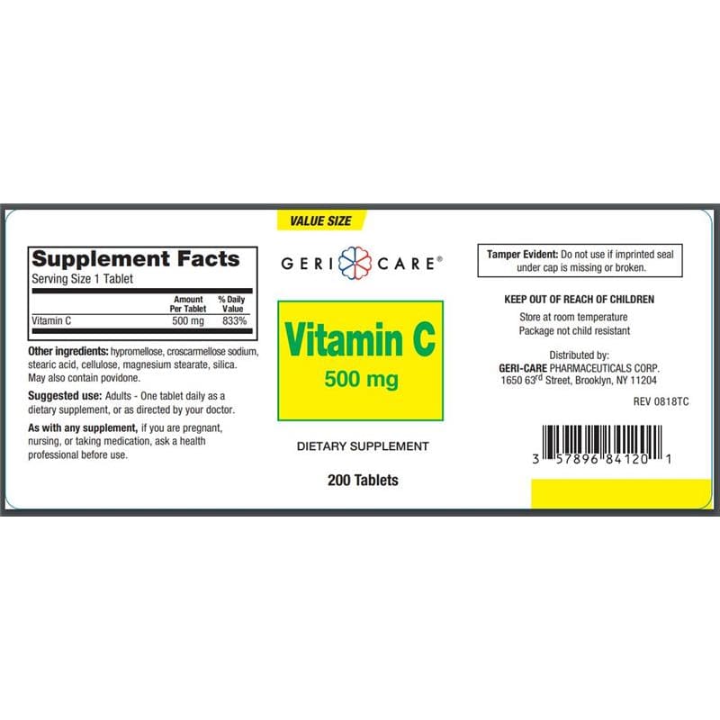 TwinMed Vitamin C Tabs 500Mg Bt200 (Pack of 4) - Item Detail - TwinMed