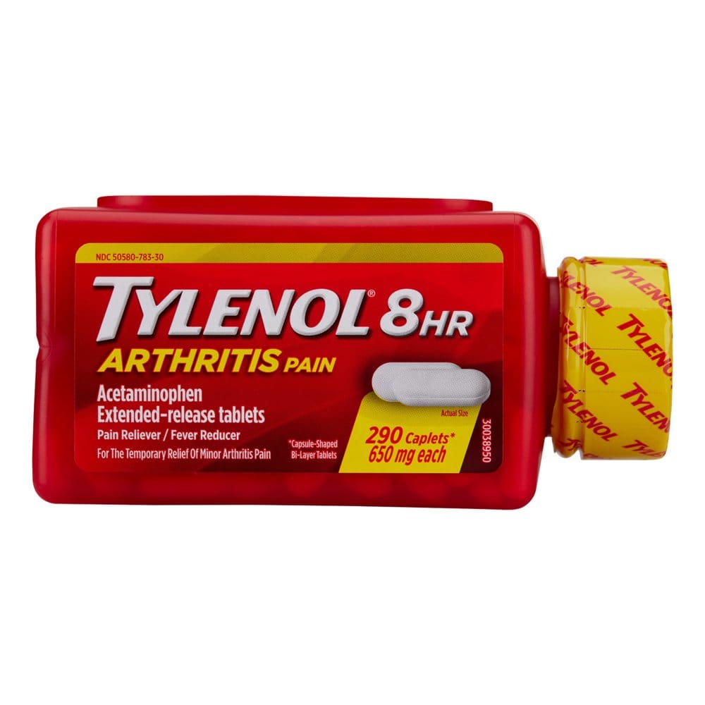 Tylenol 8 HR Arthritis Pain Extended Release Caplets 650mg (290 ct.) - HSA & FSA - Medicine Cabinet - Tylenol