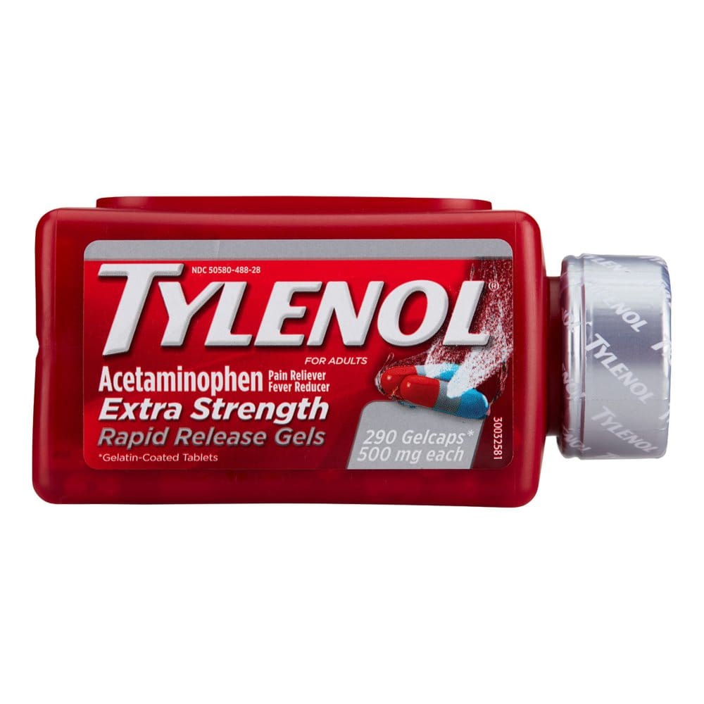 Tylenol Extra Strength Rapid Release Gels (290 ct.) - HSA & FSA - Medicine Cabinet - Tylenol