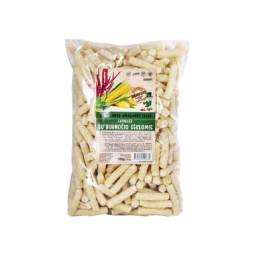 URBANFOOD Corn Sticks with Pigweed Seeds 3.53 oz. (100 g.) - Morkûnas