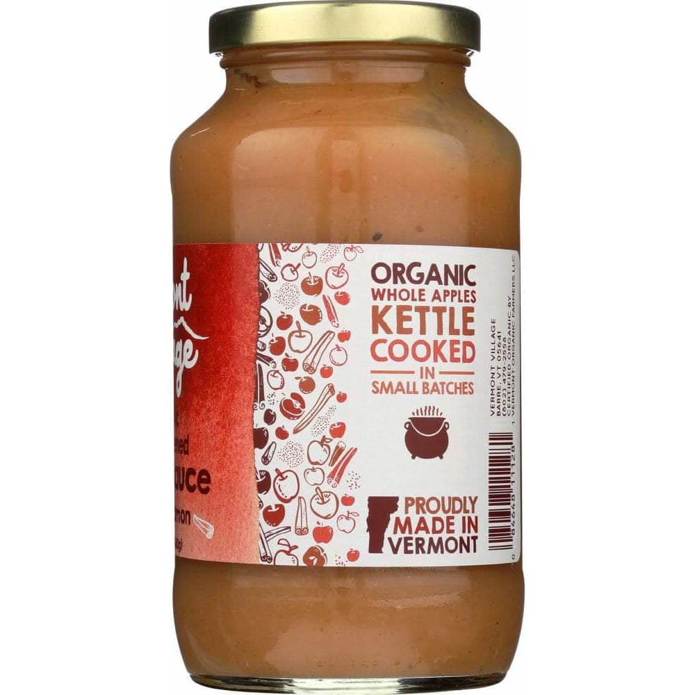 Vermont Village Vermont Village Cannery Organic Apple Sauce with Cinnamon, 24 oz