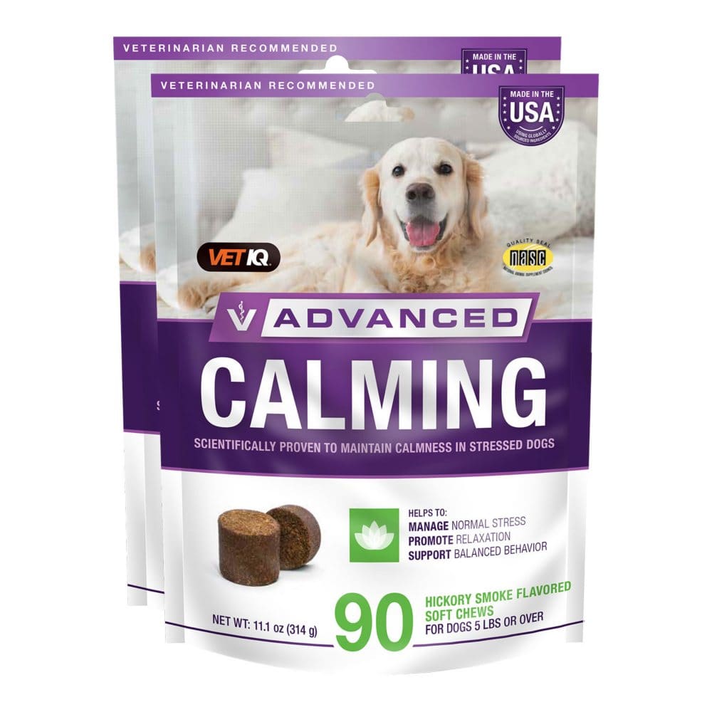 VETIQ Advanced Calming Soft Dog Chews Hickory Smoke Flavored (90 ct. 2 pk.) - New Grocery & Household - VETIQ Advanced