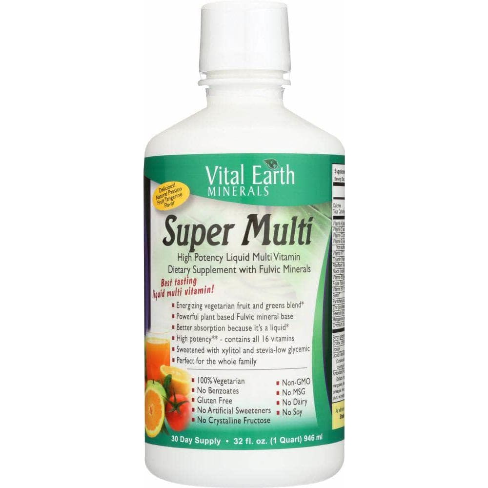 VITAL EARTH MINERALS Vital Earth Minerals Super Multi Liquid Vitamins, 32 Oz