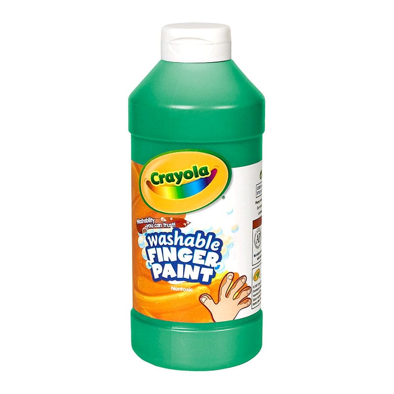 Washable Fingerpaint 16Oz Green (Pack of 6) - Paint - Crayola LLC