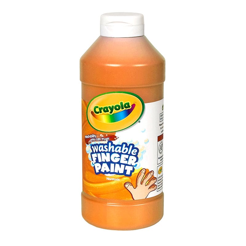 Washable Fingerpaint 16Oz Orange (Pack of 6) - Paint - Crayola LLC