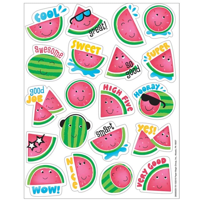 Watermelon Scented Stickers (Pack of 12) - Stickers - Eureka