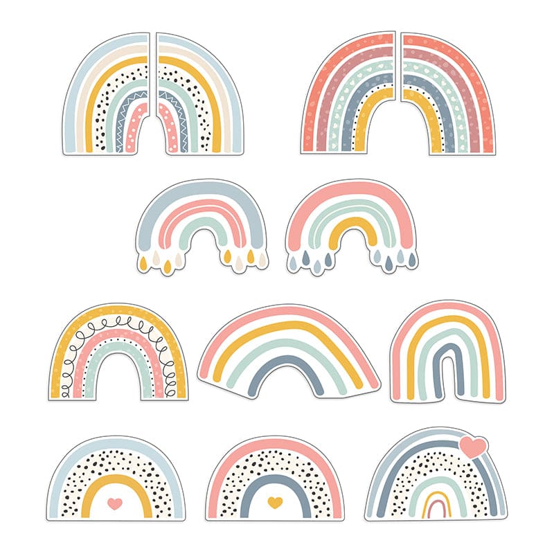 We Belong Rainbow Fun Cut Outs (Pack of 8) - Accents - Carson Dellosa Education