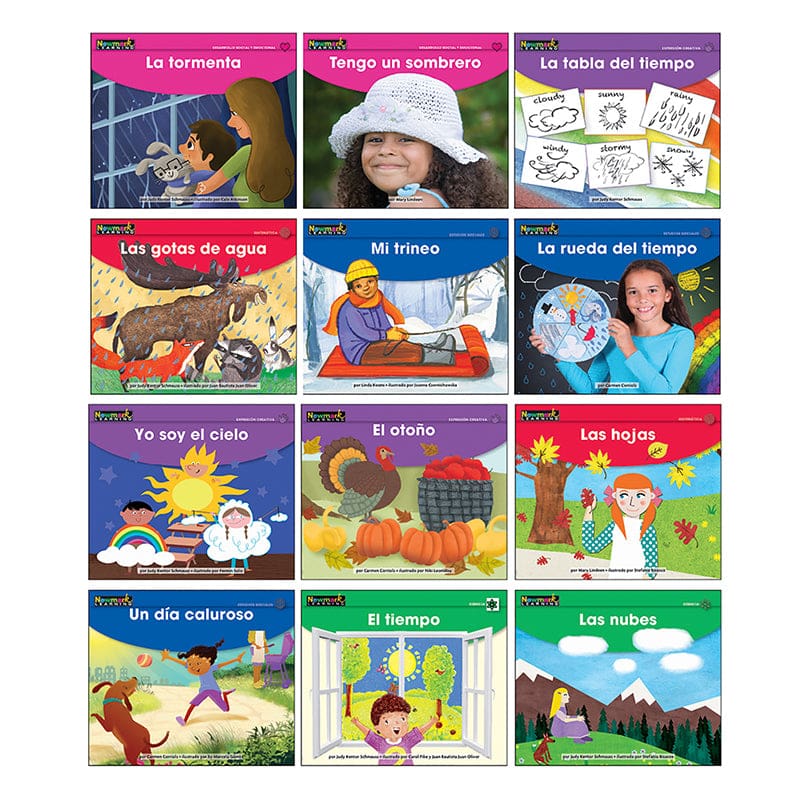 Weather Theme Set Spanish Early Rising Readers - Books - Newmark Learning