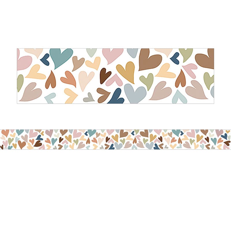 Welcome Hearts Straight Border Trim Everyone Is (Pack of 10) - Border/Trimmer - Teacher Created Resources