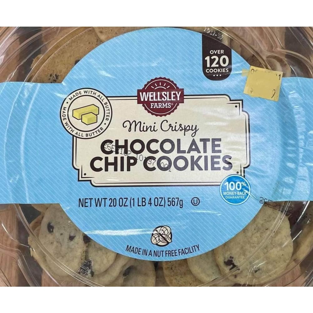 Wellsley Farms Wellsley Farms Mini Crispy Chocolate Chip Cookies, 20 oz.