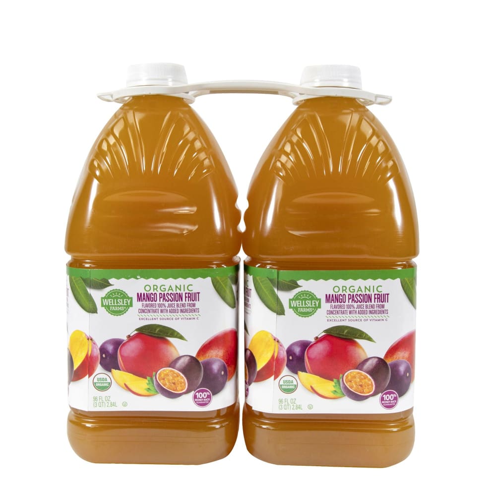 Wellsley Farms Organic Mango Passion Fruit Juice 2 pk./96 fl. oz. - Wellsley Farms