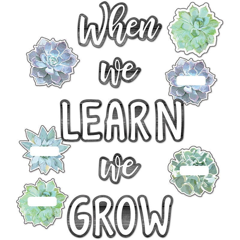 When We Learn We Grow Bb St Simply Stylish (Pack of 3) - Classroom Theme - Carson Dellosa Education