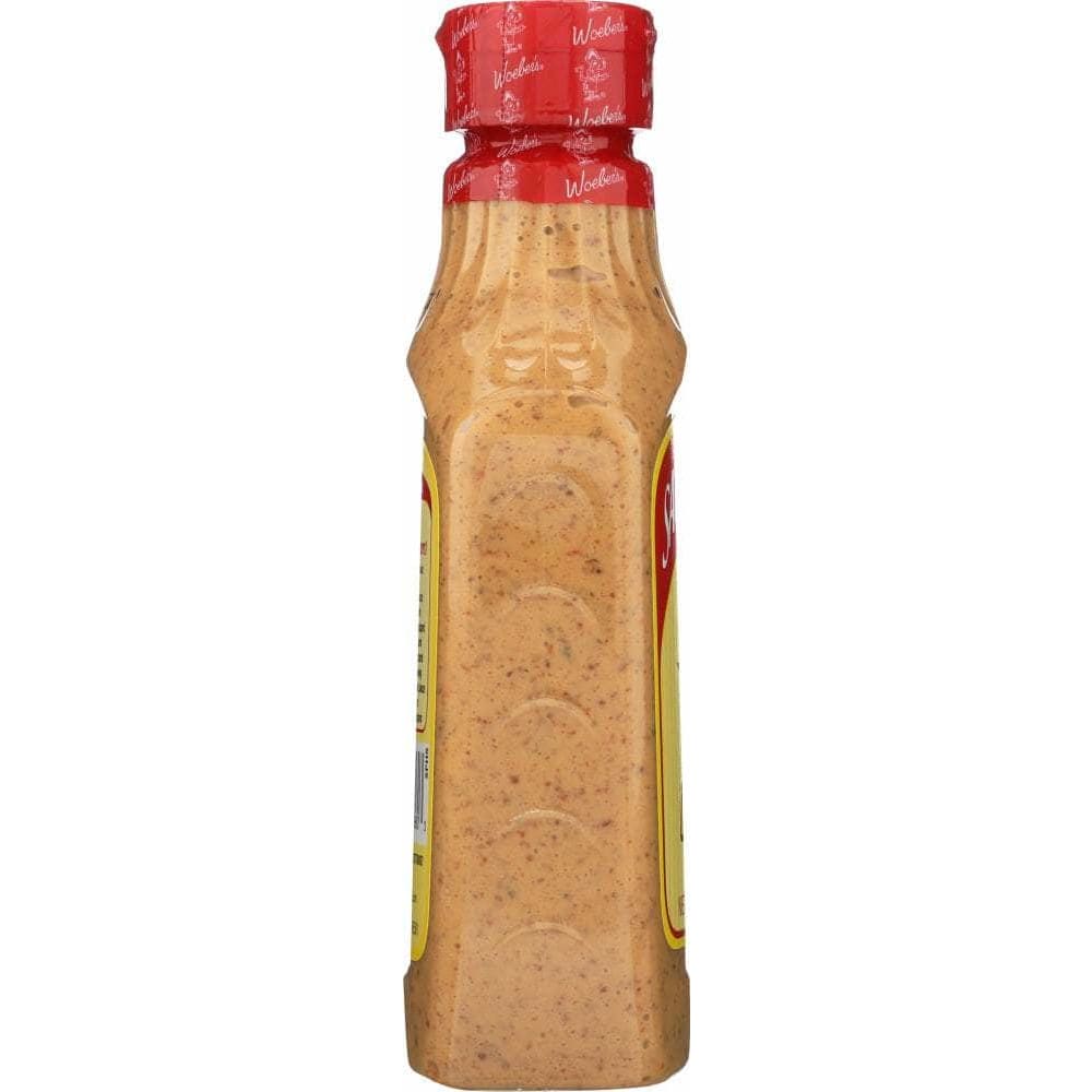 Woebers Woeber Mustard Sandwich Pal Hot and Spicy, 16 oz