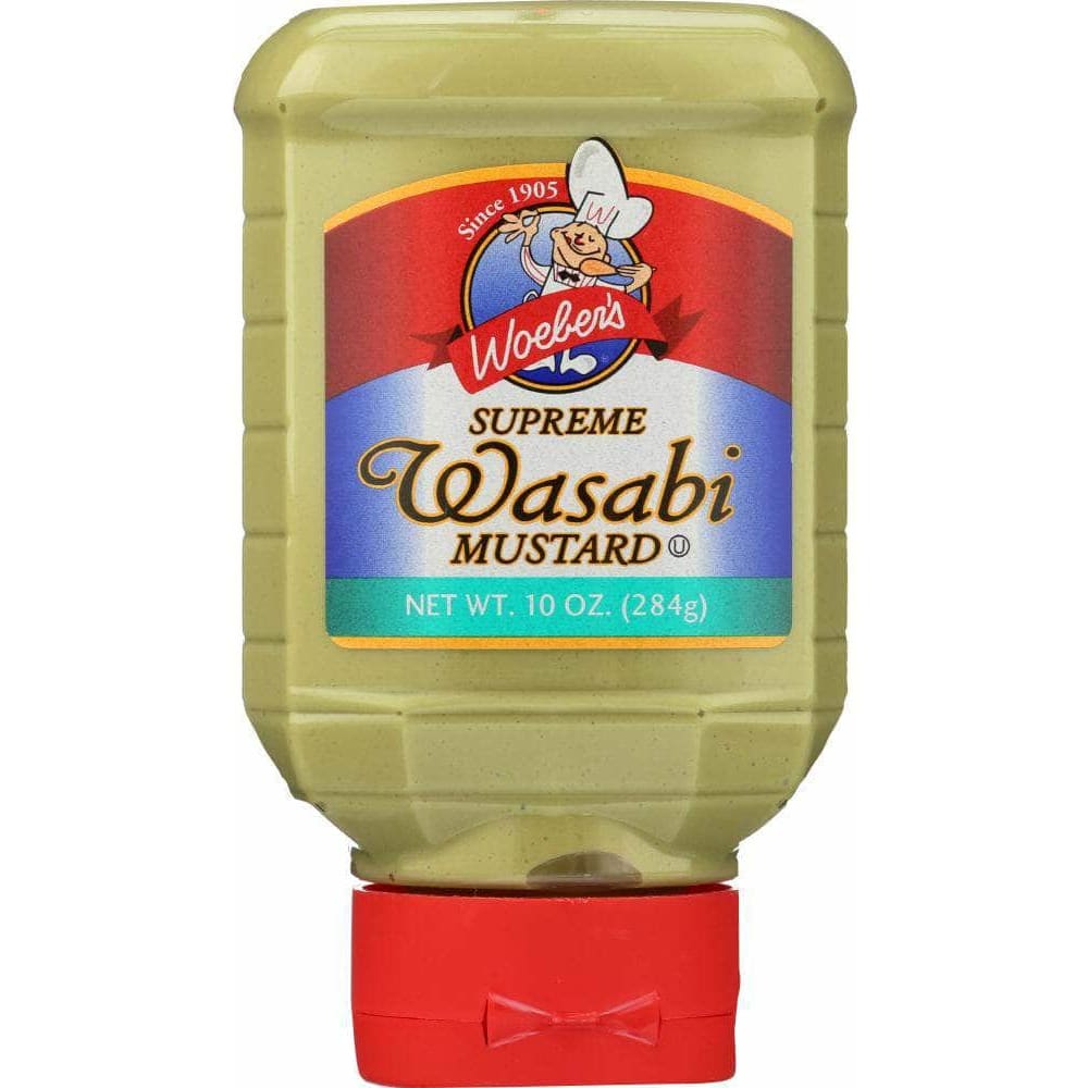 Woebers Woeber Mustard Supreme Wasabi, 10 oz