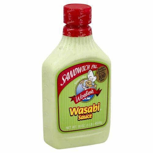 Woebers Woeber Sauce Sandwich Pal Wasabi, 16 oz