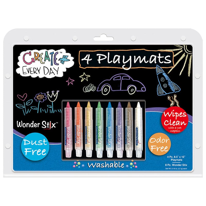 Wonder Stix Playmat Kit 85In X 12In (Pack of 2) - Art & Craft Kits - The Pencil Grip