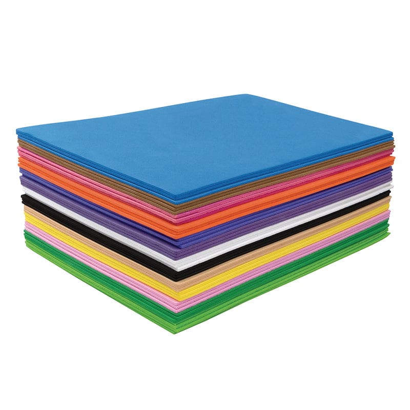 Wonderfoam Sheets 40 Asstd Sheets (Pack of 8) - Foam - Dixon Ticonderoga Co - Pacon