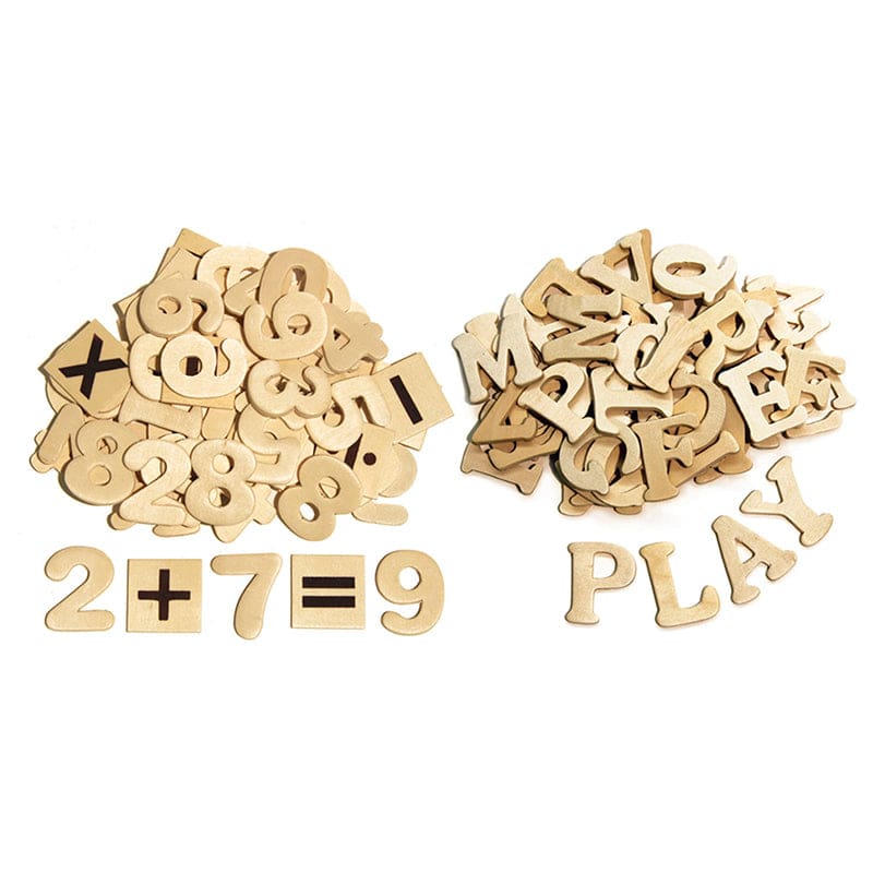 Wood Letters & Numbers - Art & Craft Kits - Dixon Ticonderoga Co - Pacon