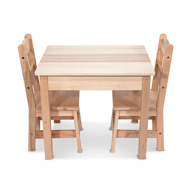 Wooden Table & Chairs Natural - Tables - Melissa & Doug