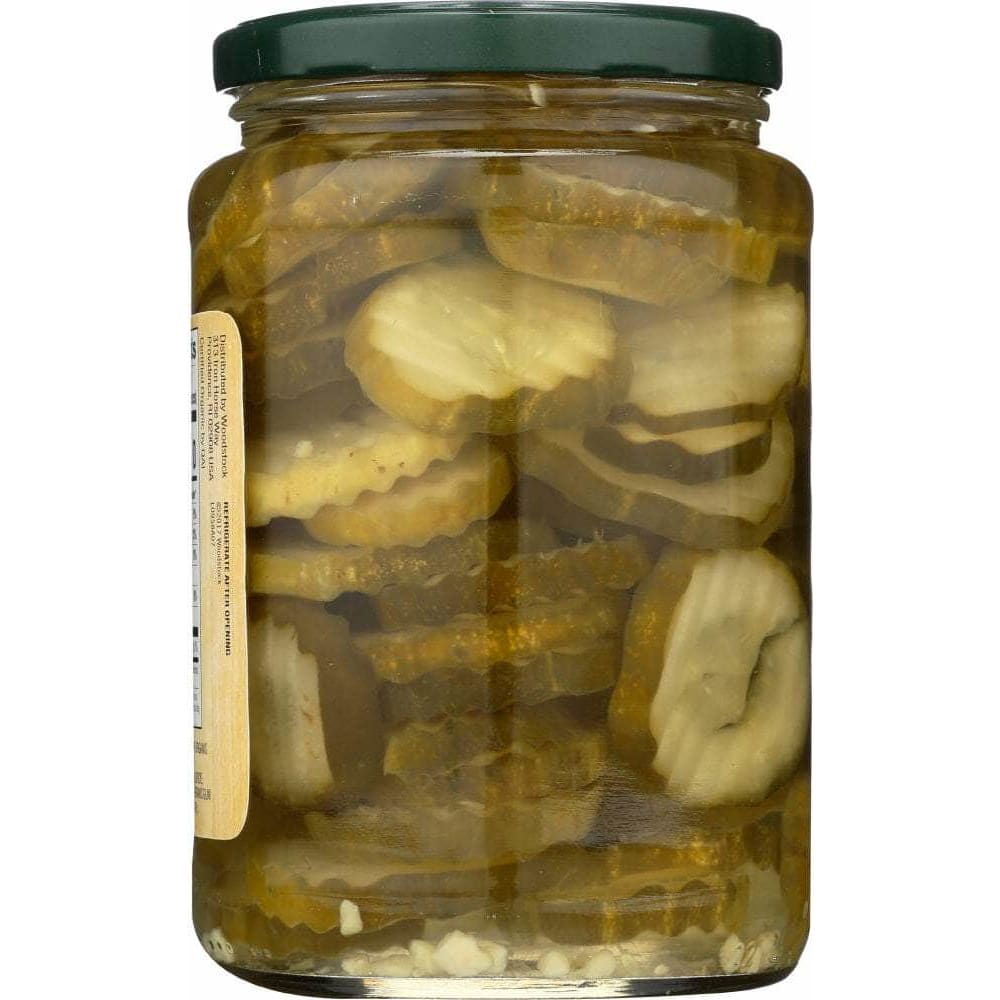 Woodstock Woodstock Organic Kosher Sliced Dill Pickles, 24 oz