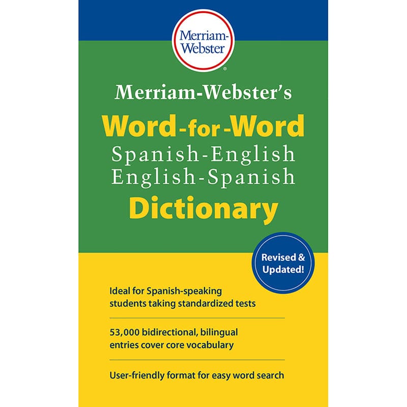 Word-For-Word Span-Engl Dictionary (Pack of 6) - Spanish Dictionary - Merriam - Webster Inc.