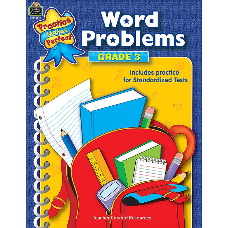 Word Problems Gr 3 Practice Makes Perfect (Pack of 10) - Word Skills - Teacher Created Resources