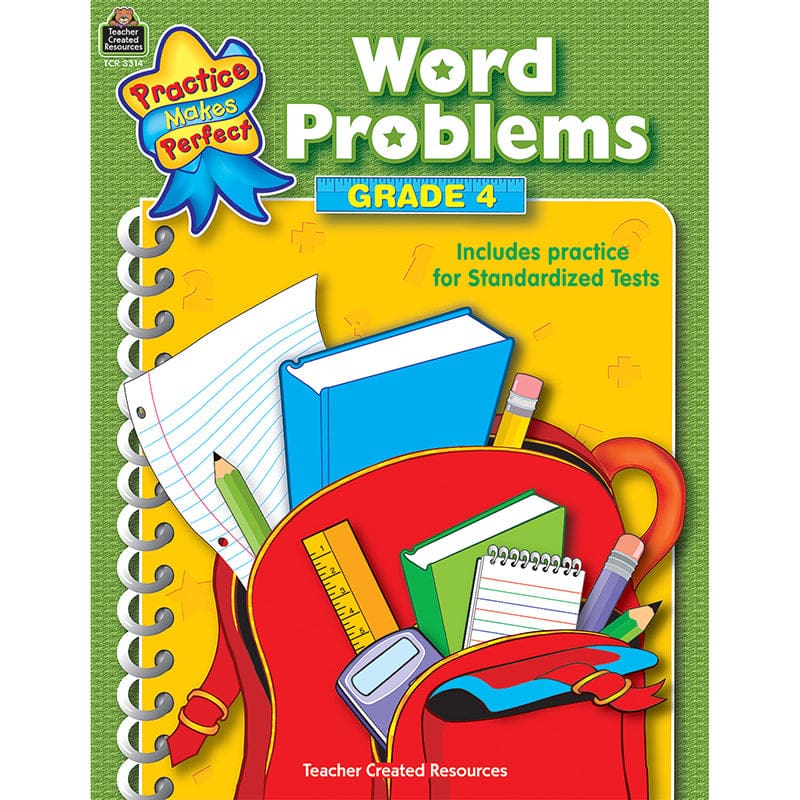 Word Problems Gr 4 Practice Makes Perfect (Pack of 10) - Word Skills - Teacher Created Resources