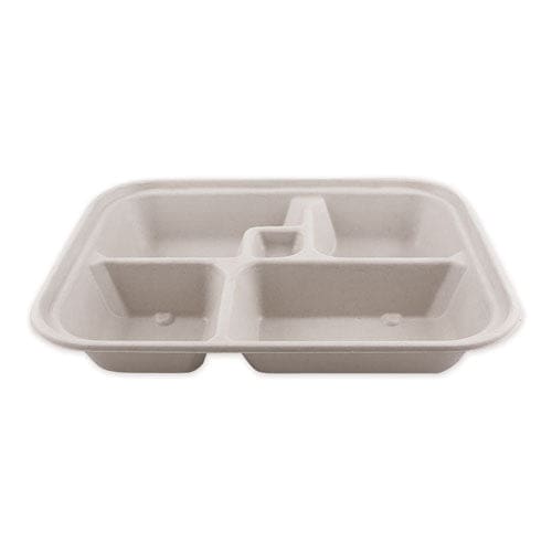 World Centric Pla Lids For Fiber Containers 8.8 X 6.9 X 0.8 Clear Plastic 400/carton - Food Service - World Centric®