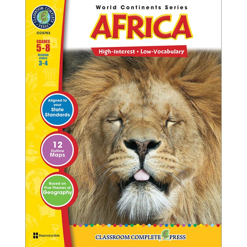 World Continents Series Africa (Pack of 2) - Geography - Classroom Complete Press