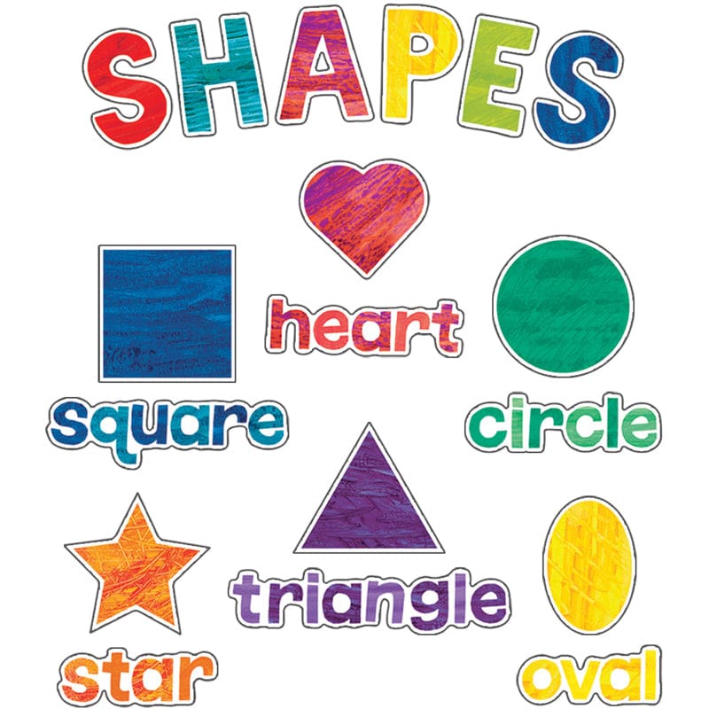 World Eric Carle Shapes Mini Bb St (Pack of 6) - Classroom Theme - Carson Dellosa Education