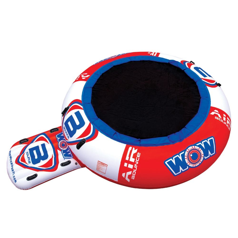 WOW Sports Inflatable Air Bounce 10 ft Diameter Jump Island - Water Sports Equipment - WOW