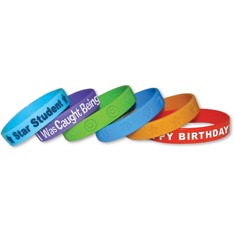 Wristbands Valu Pak 24 Pk (Pack of 6) - Novelty - Teacher Created Resources