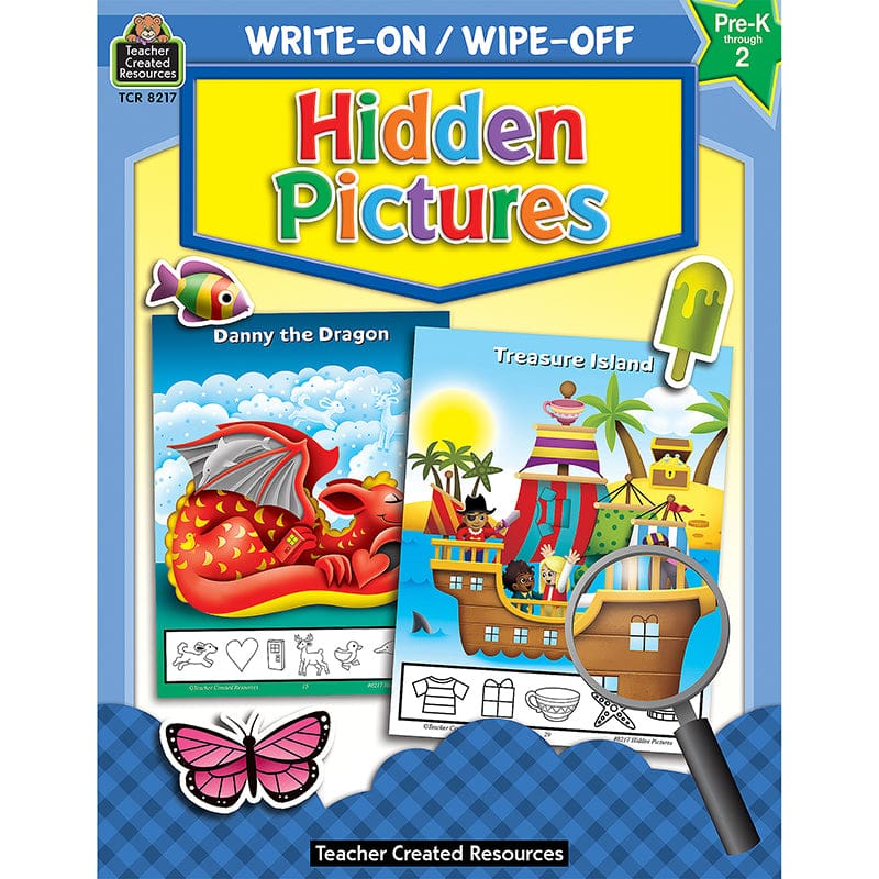 Write-On Wipe-Off Hidden Pictures (Pack of 10) - Skill Builders - Teacher Created Resources